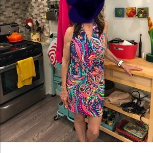 Lilly Pulitzer vivid color dress